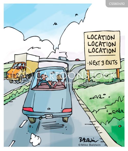 Desirable Location Cartoons and Comics - funny pictures from CartoonStock