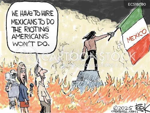Funny Rioting Rioting Cartoons and Comics - funny pictures from CartoonStock