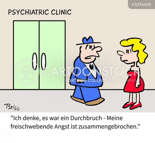 Cartoons und Karikaturen mit Psychiatrische Klinik