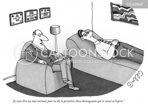 Dessins humoristique et caricaturés avec Psychoanalyse