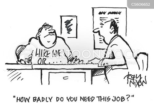 Job Interview Cartoons and Comics - funny pictures from CartoonStock