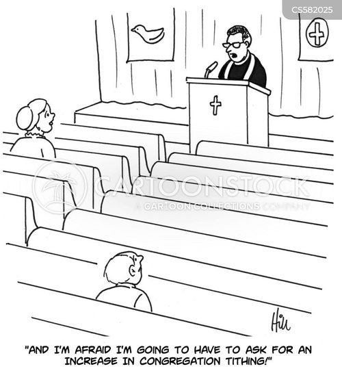 Tithing Cartoons and Comics - funny pictures from CartoonStock