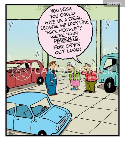 Car Sales Man Cartoons and Comics - funny pictures from CartoonStock