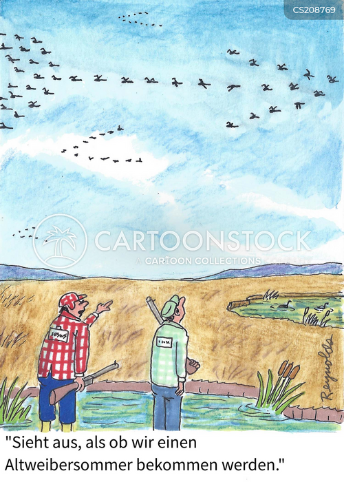 cartoons-und-karikaturen-mit-altweibersommer