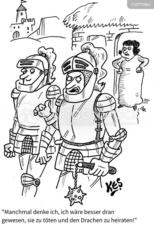 Cartoons und Karikaturen mit Alter Ritter