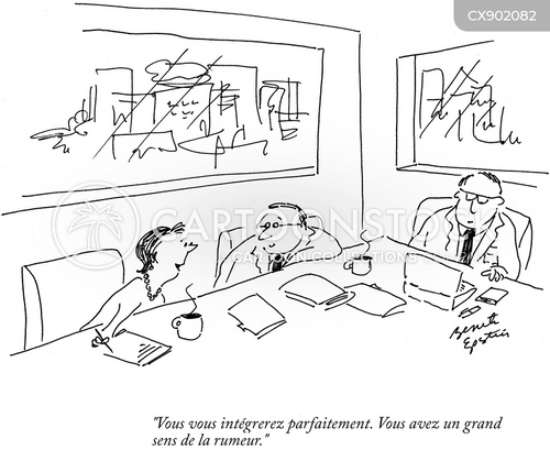 Humour Rumeur Dessins humoristique et caricaturés avec Colporteur De Rumeurs
