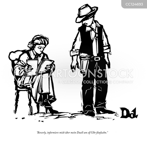 Cartoons und Karikaturen mit Standoff