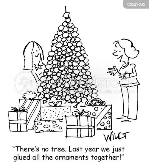 Christmas Ornaments Cartoons and Comics - funny pictures from CartoonStock