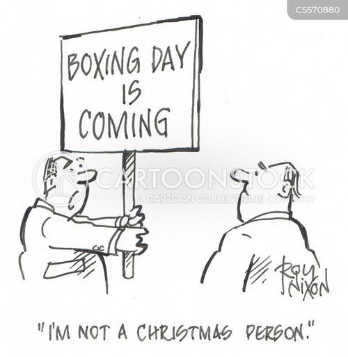 Boxing Day Week Cartoons and Comics - funny pictures from CartoonStock