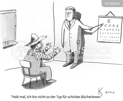 Cartoons Und Karikaturen Mit Sehschwierigkeiten