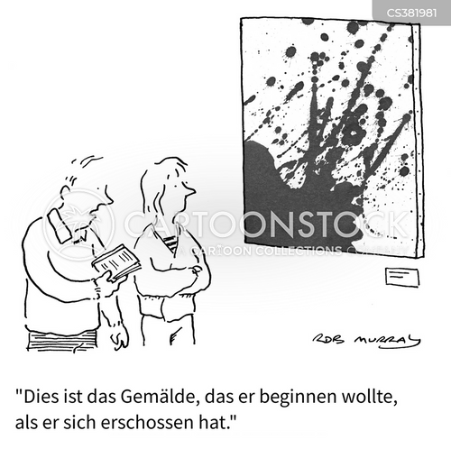 Cartoon Marc Rothko Cartoons und Karikaturen mit Mark Rothko