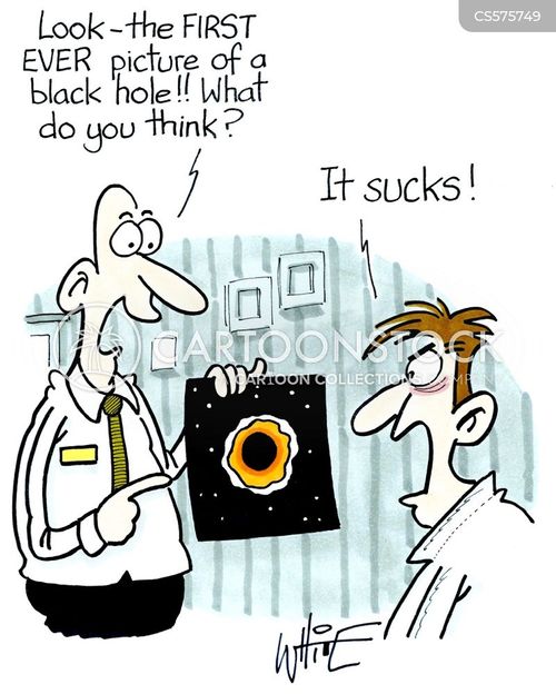funny cute comic black hole