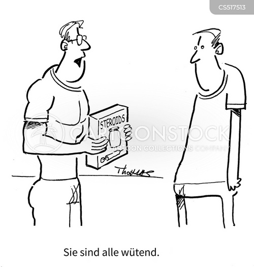 Comics Roid Rage Cartoons und Karikaturen mit Roid Rage