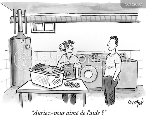 Dessins humoristique et caricaturés avec Lessive