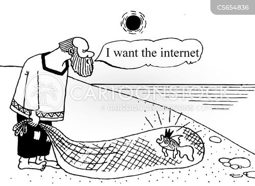 Internet Invention Cartoon Technology Craving Cartoons and Comics - funny pictures from CartoonStock