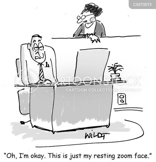 Zoom Meeting Cartoons and Comics - funny pictures from CartoonStock