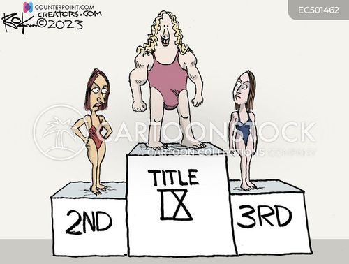 Transgender Athletes Cartoons and Comics - funny pictures from CartoonStock