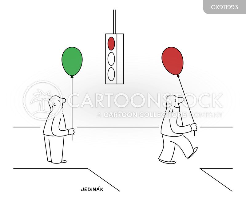 Red Light Cartoons and Comics funny pictures from CartoonStock