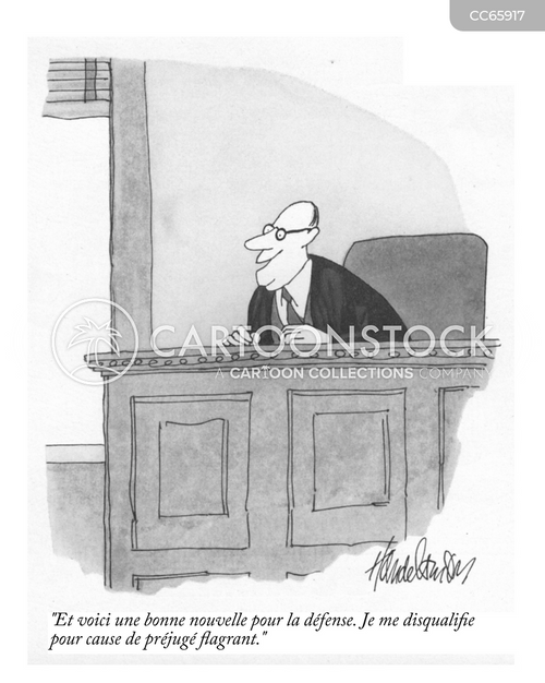 Dessins humoristique et caricaturés avec Procédure Pénale