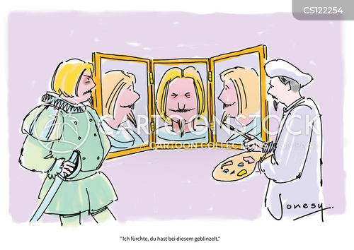 Cartoons und Karikaturen mit Bitmap