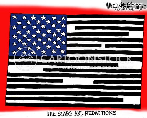 Redacting Cartoon Federal Documents Cartoons and Comics - funny pictures from CartoonStock