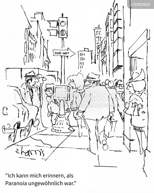 Paranoia Example Cartoons Cartoons und Karikaturen mit Paranoia