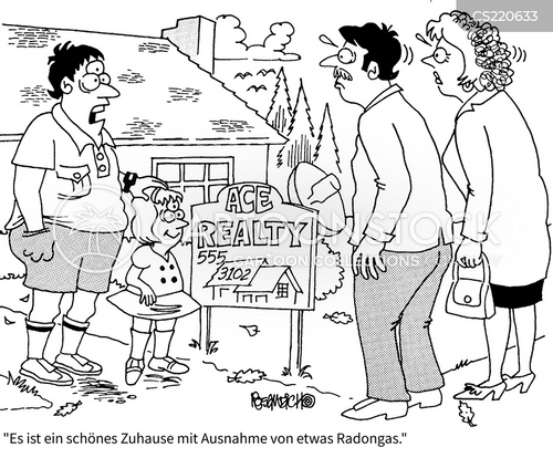 Cartoons und Karikaturen mit Radon