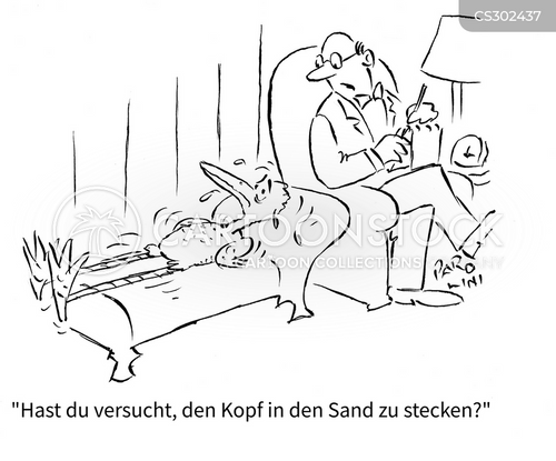 Till Eulenspiegel Geschichten Den Kopf In Den Sand Stecken www.cartoonstock.com
