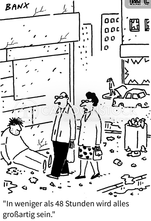 Cartoons und Karikaturen mit 48 Stunden