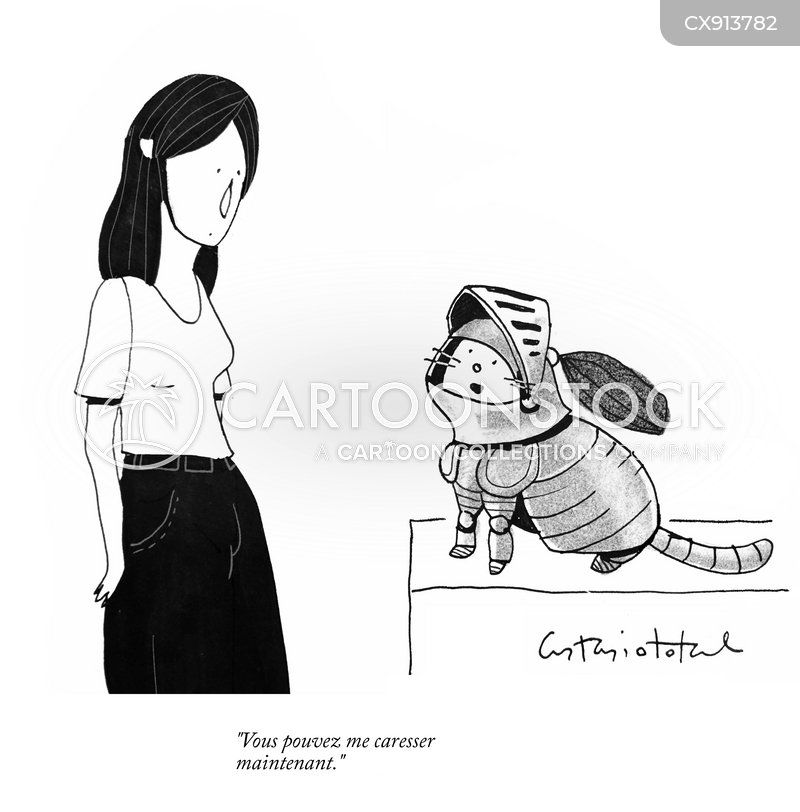"Vous pouvez me caresser maintenant."