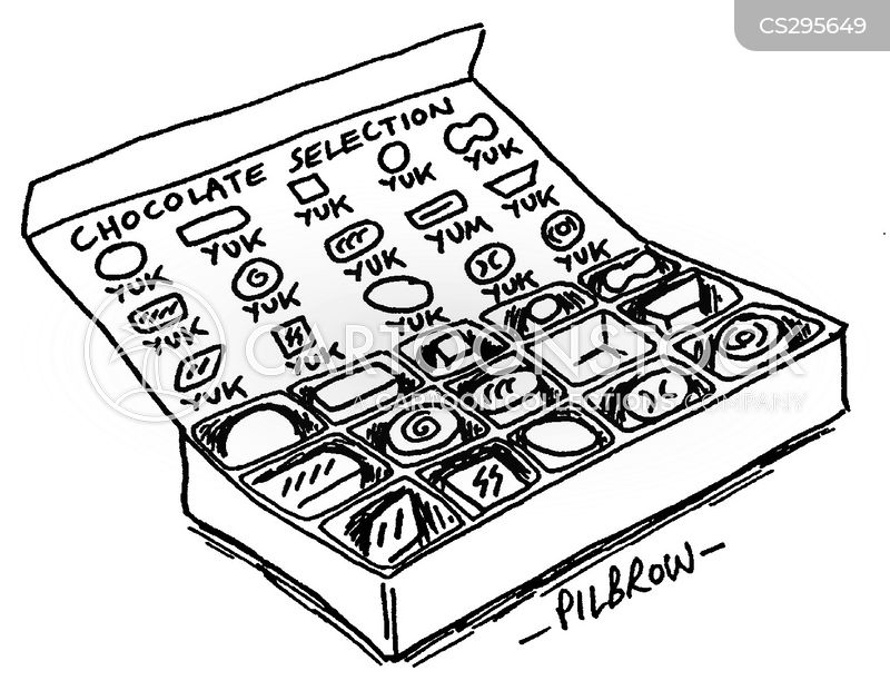 Chocolate Selection, Yuk Yuk Yuk Yum Yuk..