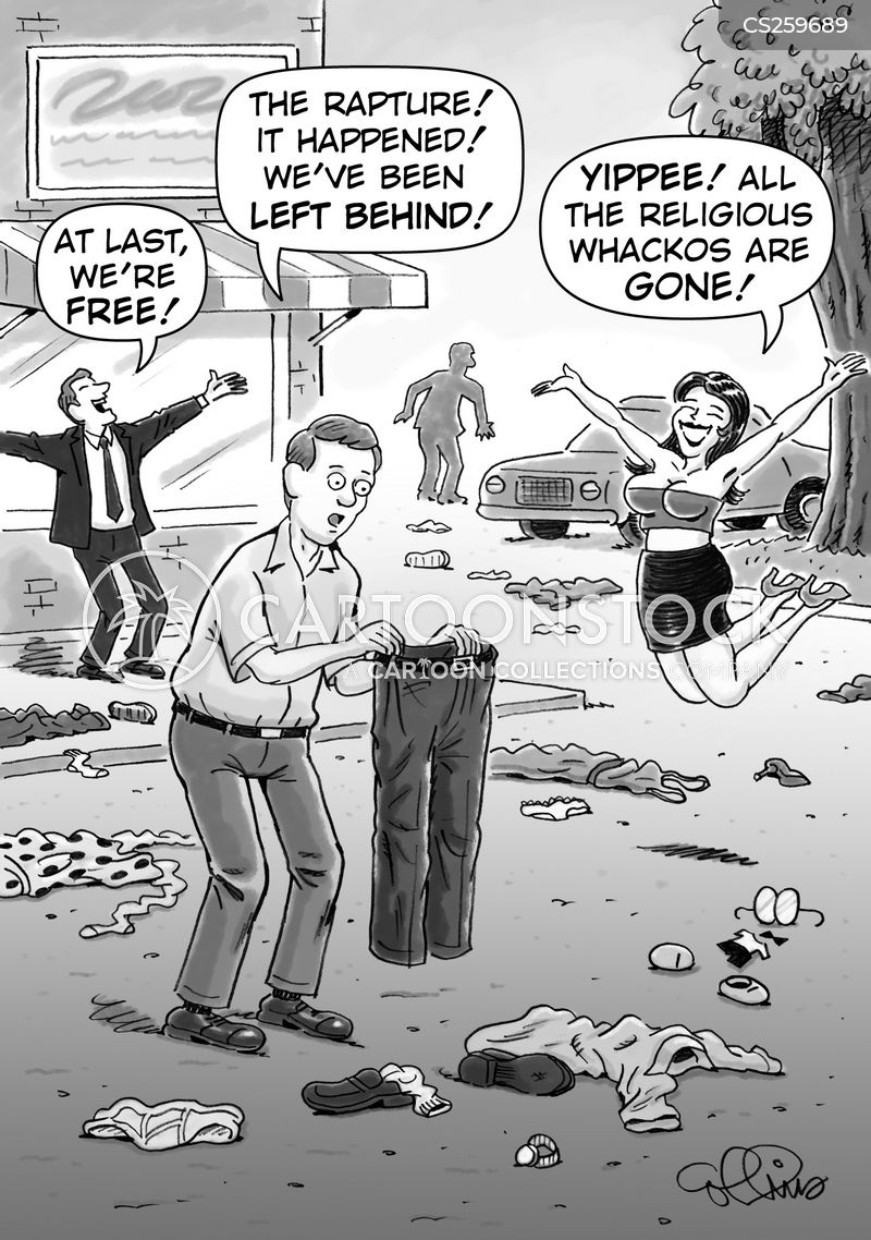 'The Rapture! It happened! We've been left behind!'