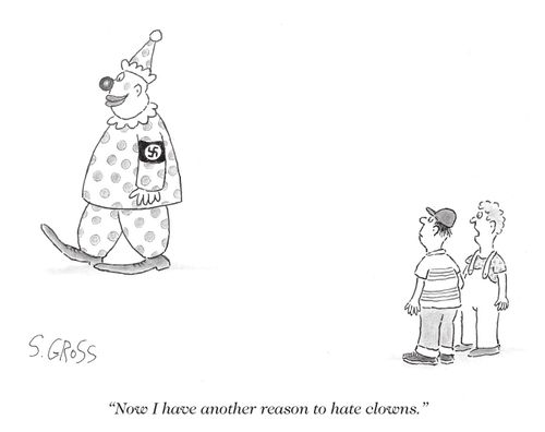 "Now I have another reason to hate clowns."