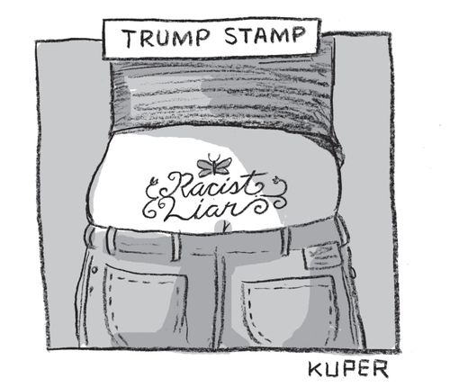 Trump Stamp: Racist Liar