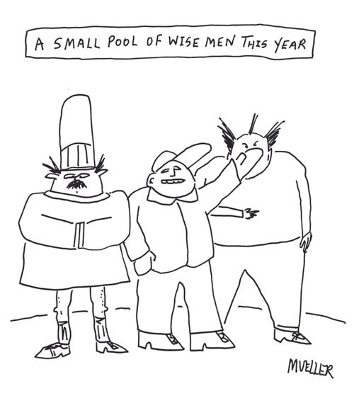 A small pool of wise men this year