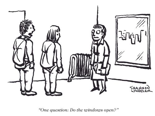 "One question: Do the windows open?"