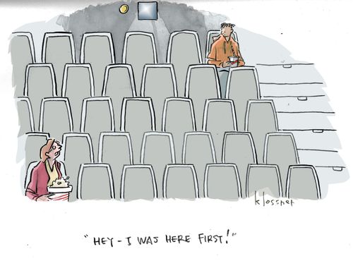 "Hey - I was here first!"
