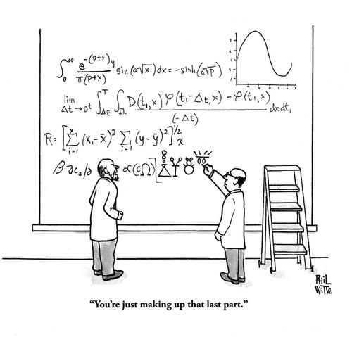 "You're just making up that last part."