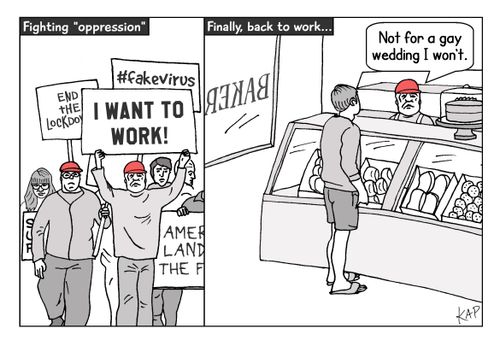 Fighting 'oppression'...