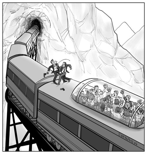 Train Fight