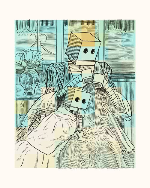 Bot Art: After Mary Cassatt