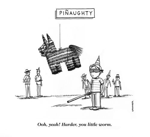 "Ooh, yeah! Harder, you little worm."