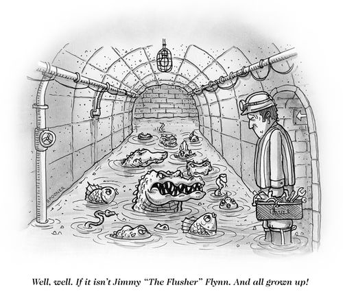"Well, well. If it isn't Jimmy 'The Flusher' Flynn. And all grown up!"