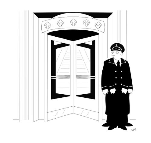 Doorman with Four Arms