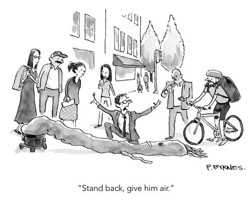 "Stand back, give him air."