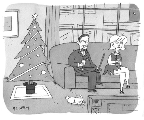 A magician at Christmas