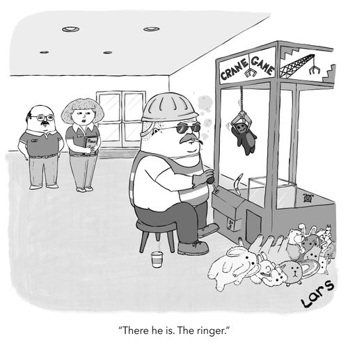 "There he is. The ringer."