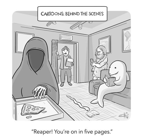 Cartoons: behind the scenes