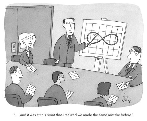 ".... and it was at this point that I realized we made the same mistake as before." 