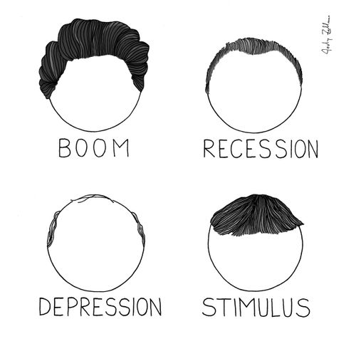 Boom. Recession. Depression. Stimulus.